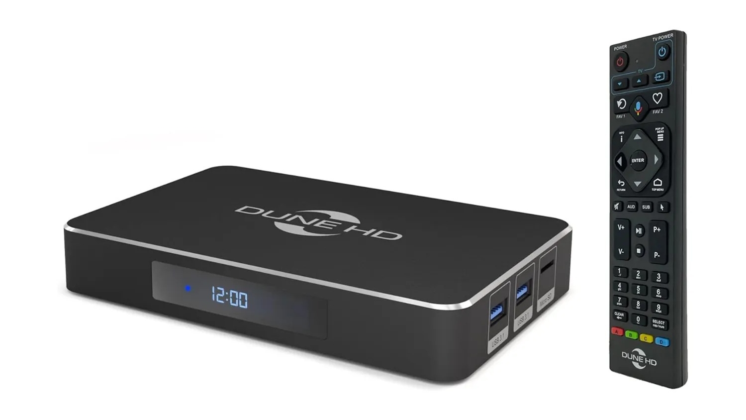 Mặt trước của Đầu Dune HD Real Vision 4K