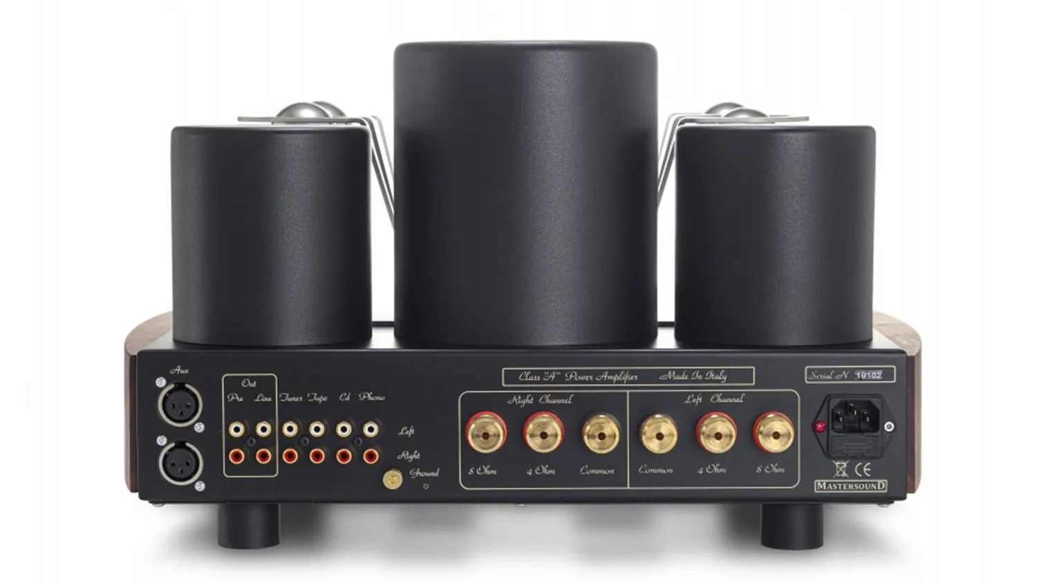 Mặt sau của AMPLY ĐÈN MASTERSOUND GEMINI