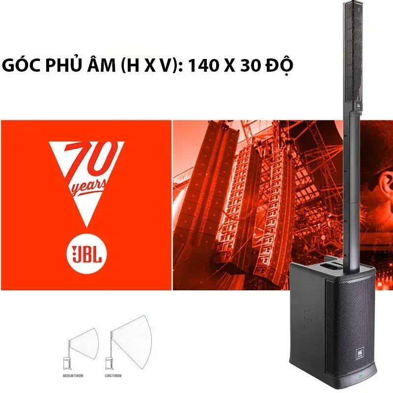 Ảnh nổi bật của sản phẩm Loa JBL Eon One MK2 (loa cột di động, có bluetooth, tích hợp pin, DSP, Mixer) 2