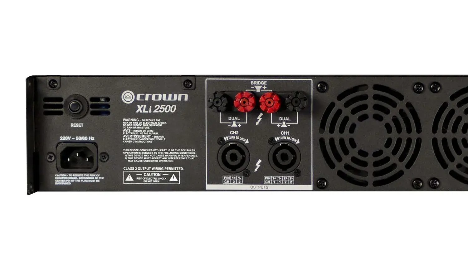 Ảnh sản phẩm Cục đẩy công suất Crown XLi 2500 (Hàng Chính Hãng Likenew) 5