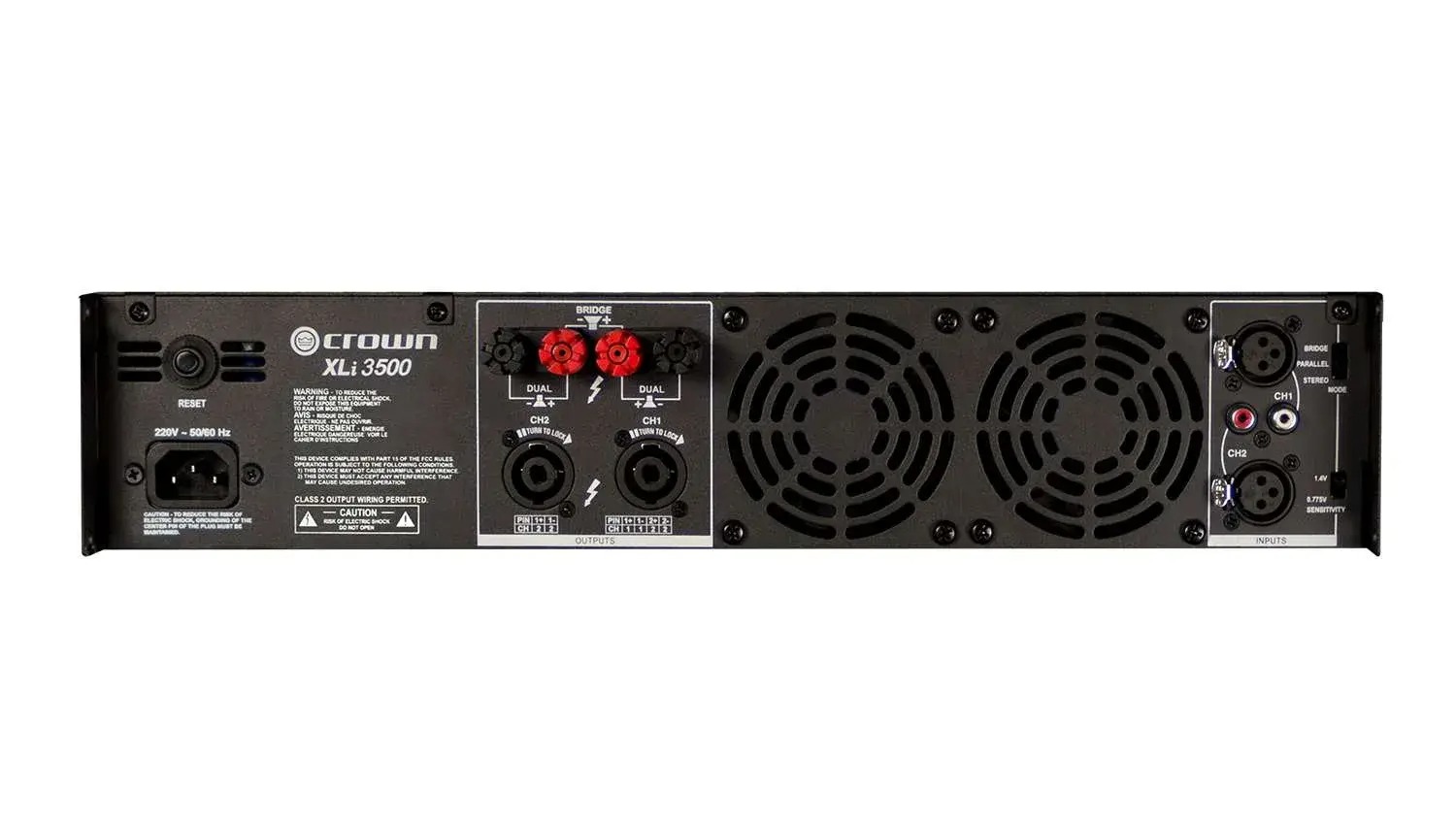 Ảnh sản phẩm Cục đẩy công suất Crown XLi 3500 Ba Sao (Hàng Chính Hãng Likenew) 4