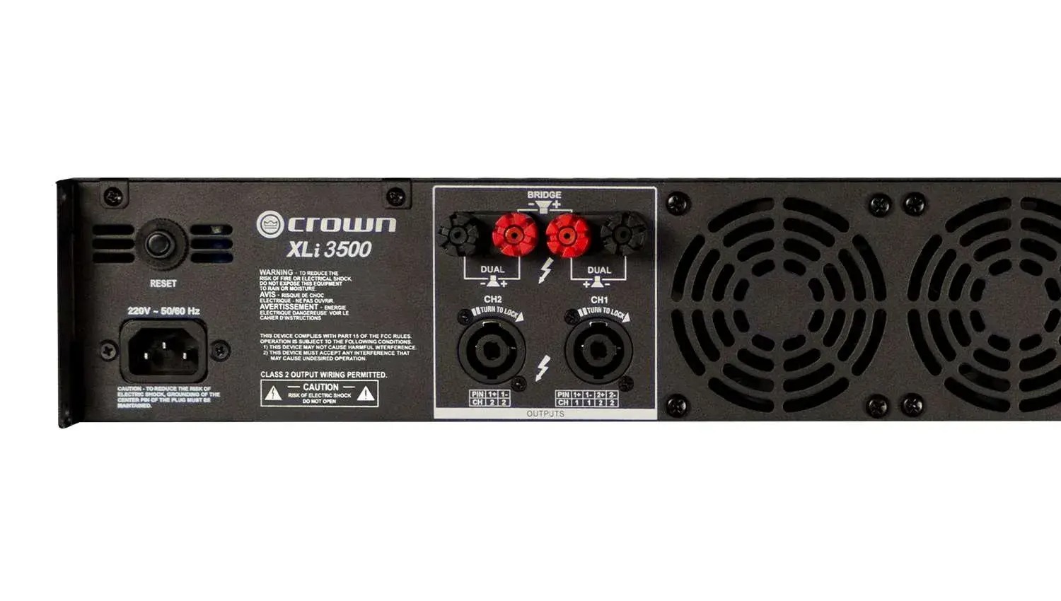 Ảnh sản phẩm Cục đẩy công suất Crown XLi 3500 Ba Sao (Hàng Chính Hãng Likenew) 5