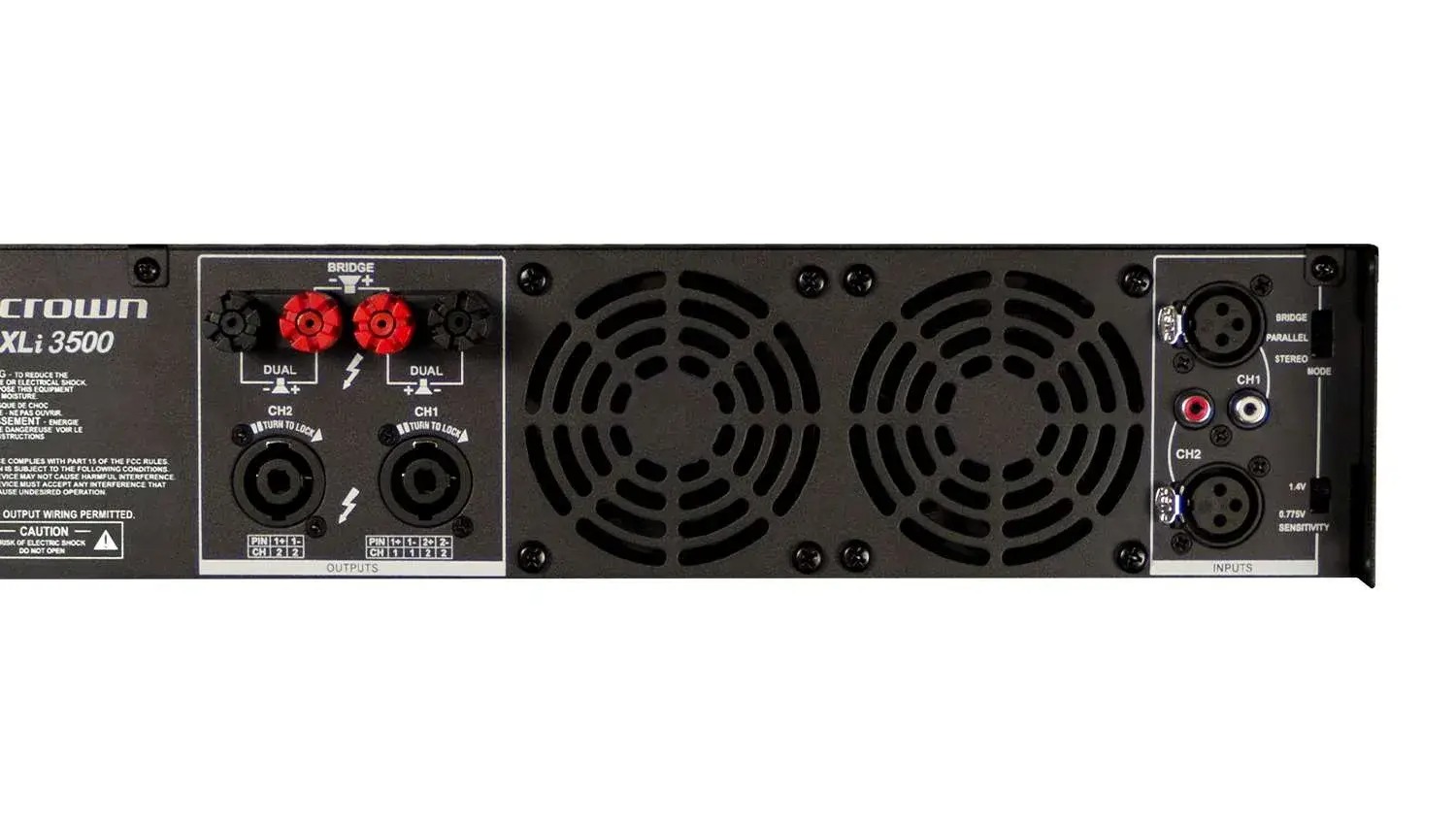 Ảnh sản phẩm Cục đẩy công suất Crown XLi 3500 Ba Sao (Hàng Chính Hãng Likenew) 6