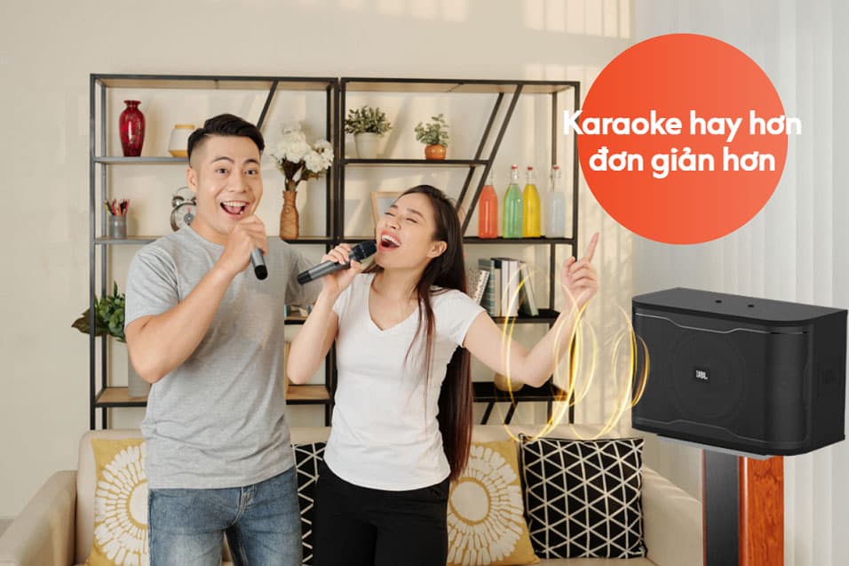 Hát karaoke với Loa JBL RM210