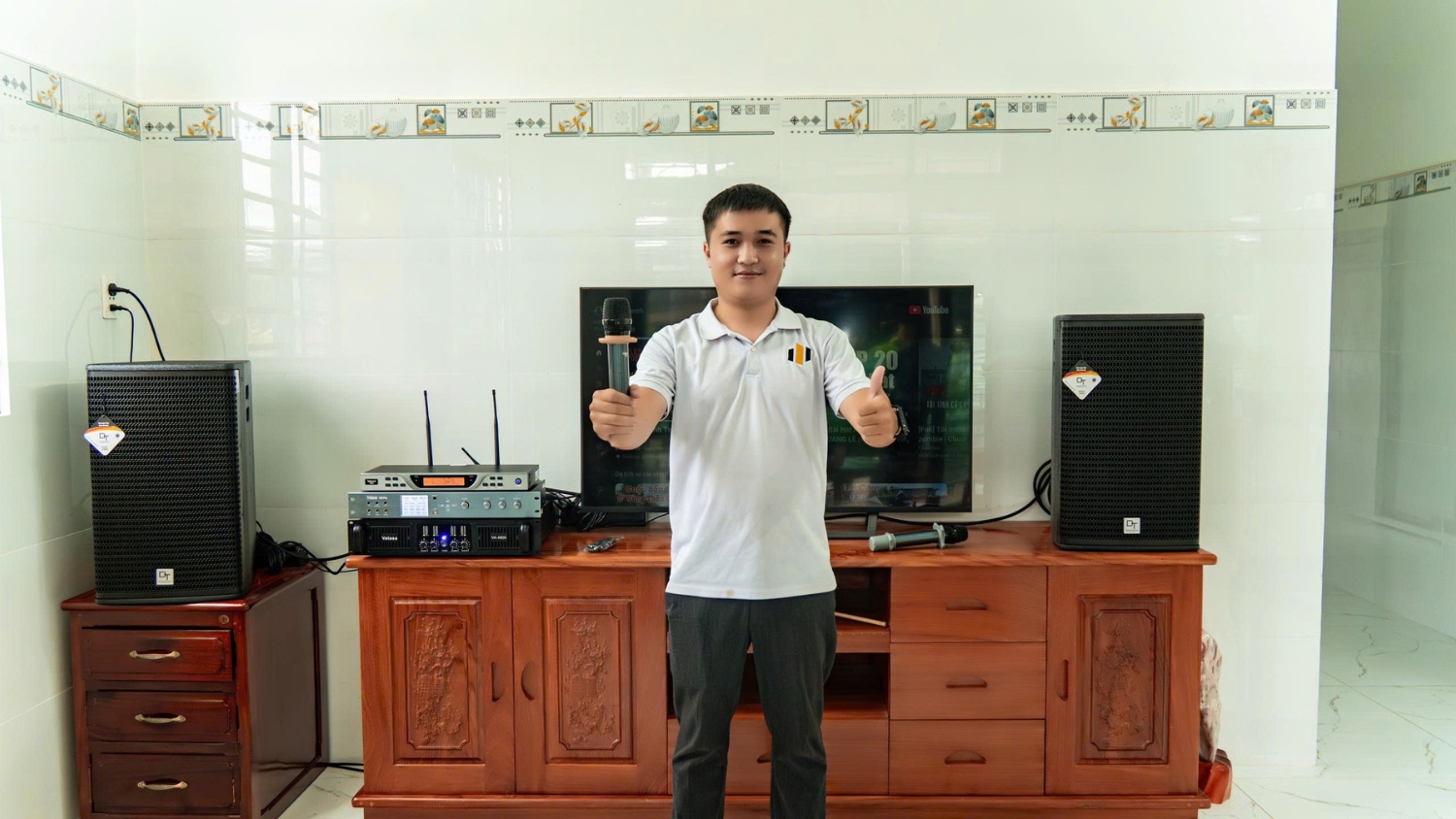 Hoàn Thành Lắp Đặt Dàn Karaoke 62 Triệu Gây Sốt Tại Long An