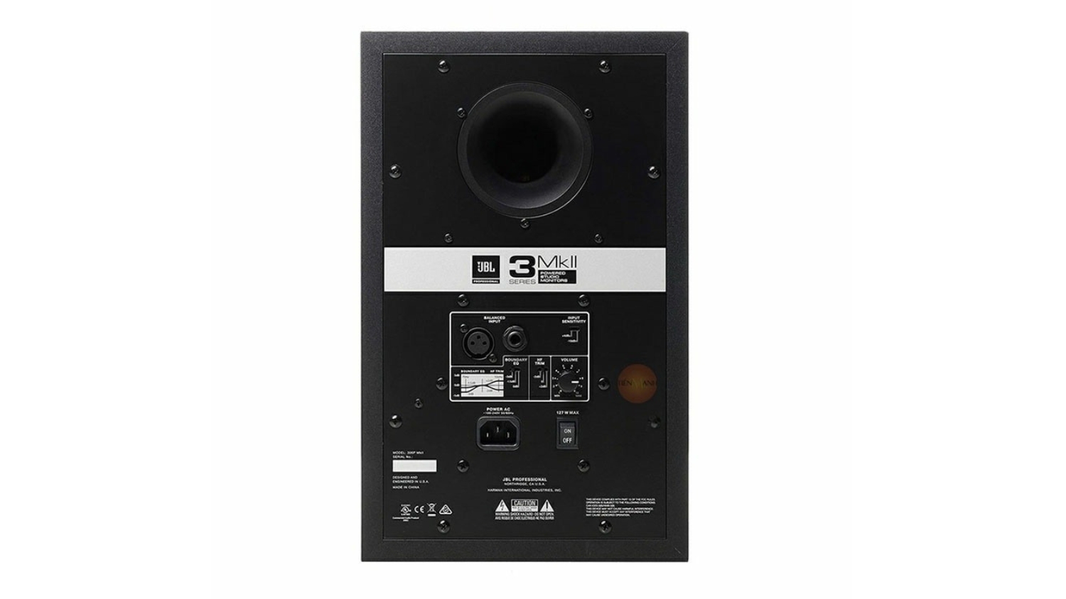 Mặt sau của Loa JBL 306P MKII