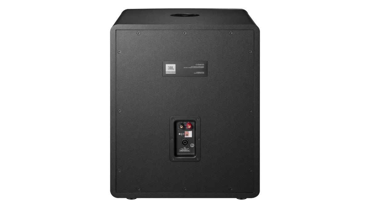 Loa sub JBL D Bass mặt sau