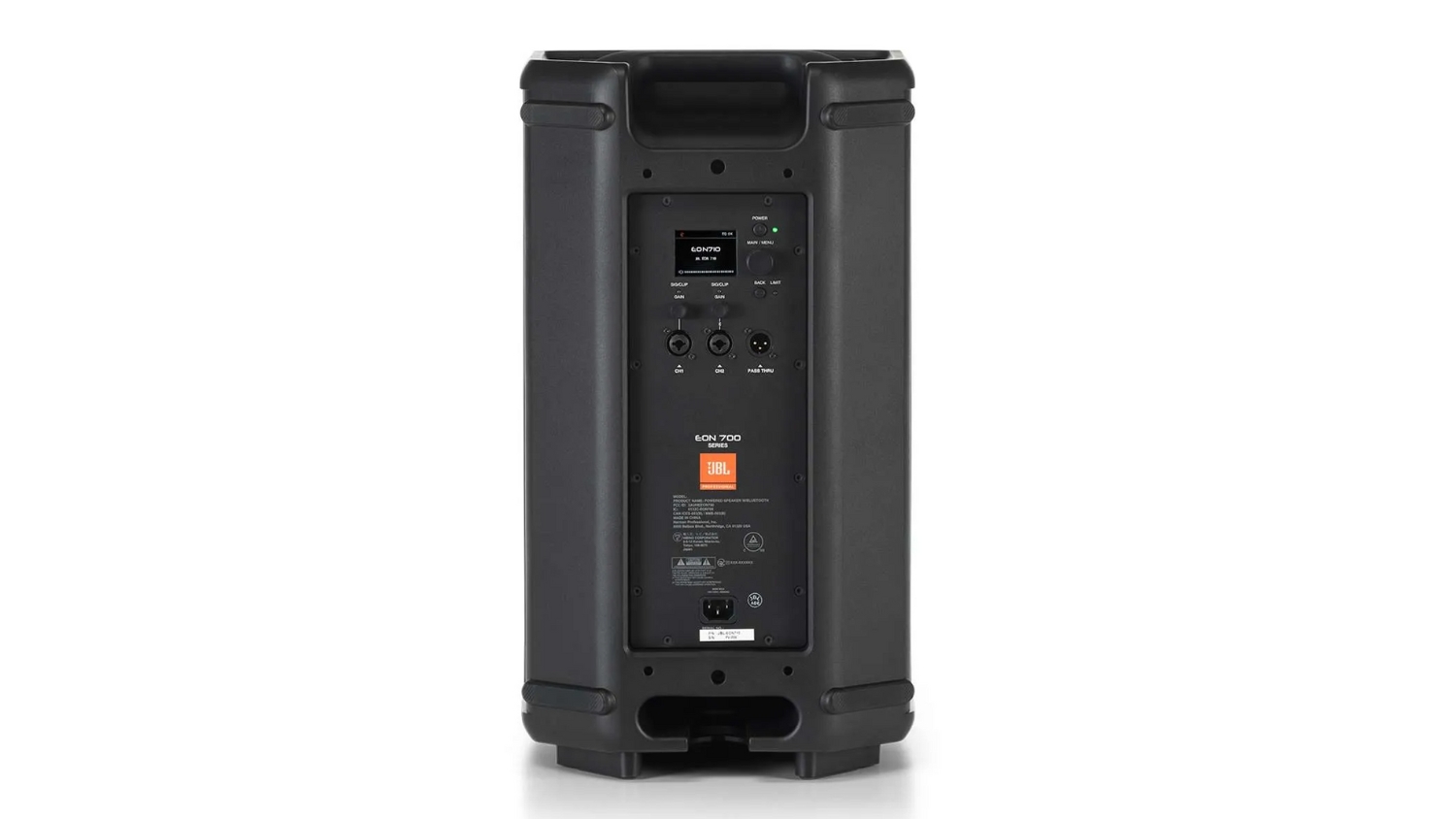 Mặt sau của LOA JBL EON 710