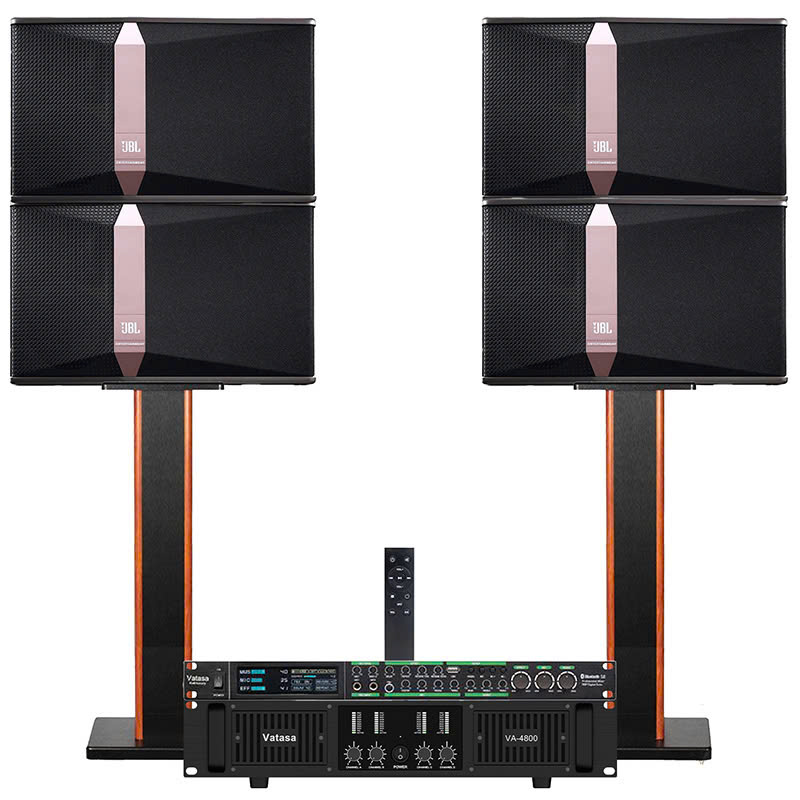 Dàn karaoke JBL TT492: (2 JBL Ki512,  Vatasa KX8 Luxury, Vatasa VA-4800)