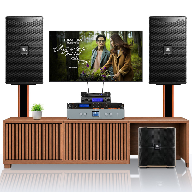 Dàn karaoke JBL TT441: (JBL KP4012G2, JBL VM300, JBL VX9, DT DH-408, JBL Pasion 12SP)