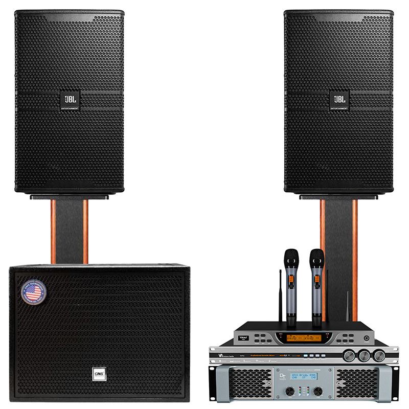 Dàn Karaoke JBL TT430: (JBL KP4012G2, Vatasa T900 New, Vatasa V6Pro, DT Lion208, CAVS CS115)