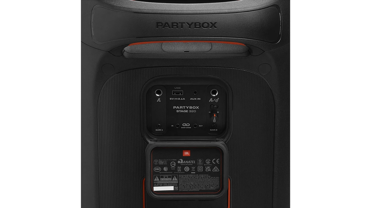 Bảng điều chỉnh của Loa JBL PartyBox Stage 320