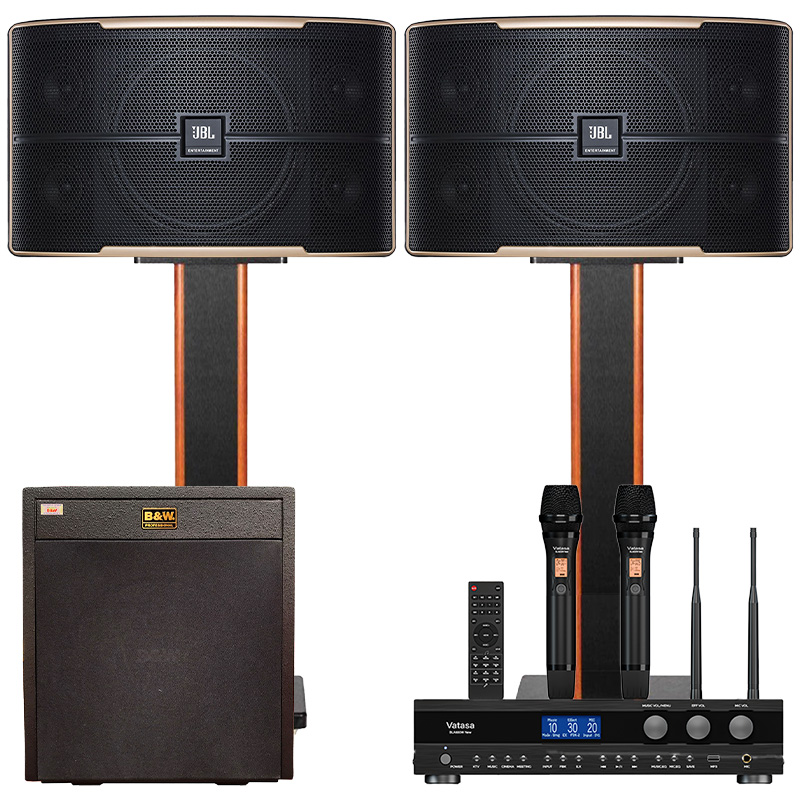 Dàn karaoke JBL TT224: (JBL Pasion 12, Vatasa Bla600 New, B&W Pro888 Plus)
