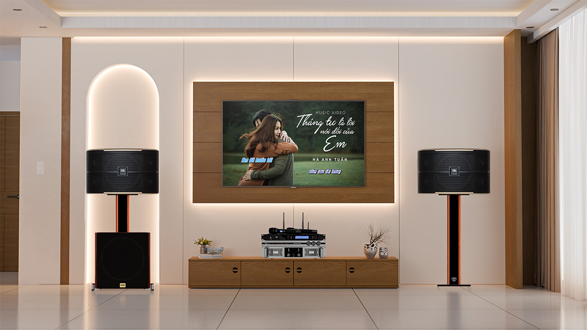 Dàn Karaoke JBL TT339: (JBL Pasion 12, Vatasa T500, Vatasa V6 Pro, Vatasa VA-2600, Nex 12) hình 3d