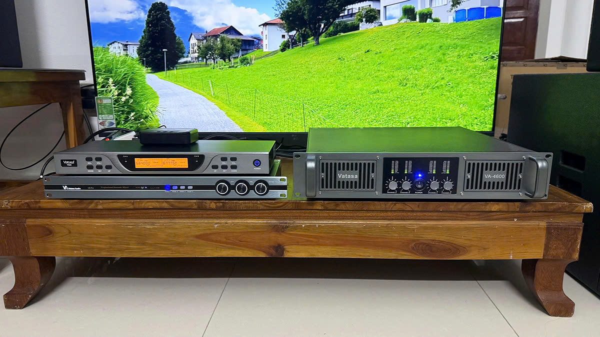 Bộ xử lý tín hiệu của Dàn karaoke JBL TT472: (JBL PRX 412M, Vatasa T900 New, Vatasa V6 Pro, Vatasa VA-4600, DT Delta115)