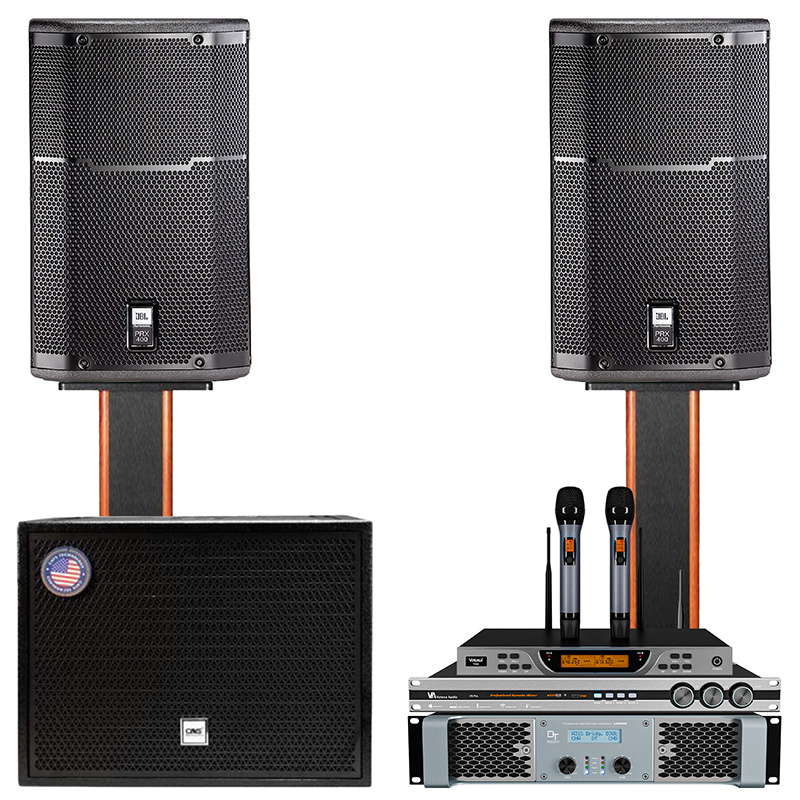 Dàn Karaoke JBL TT431: (JBL PRX 412M, Vatasa T900 New, Vatasa V6Pro, DT Lion208, CAVS CS115)