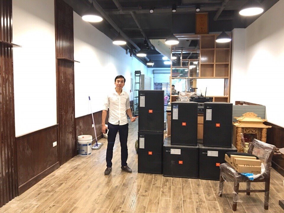 Lắp đặt hệ thống âm thanh tại quán cafe 433 Phố Kim Đồng, Hoàng Mai, Hà Nội