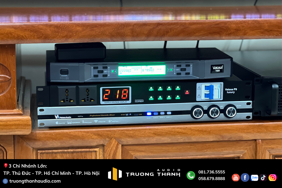 Ảnh sản phẩm Dàn Karaoke DT TT385: (DT D2000, Vatasa T800, Vatasa V6 Pro, Vatasa VA-2600, Nex 12, Vatasa P9 Luxury) 8