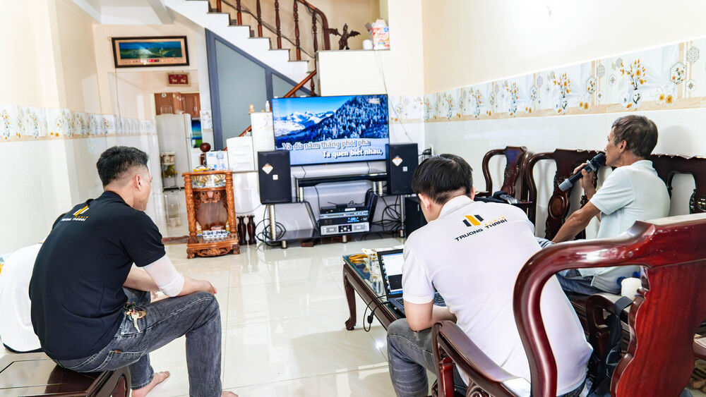 Trường Thành Audio lắp đặt Dàn Karaoke DT TT421 2