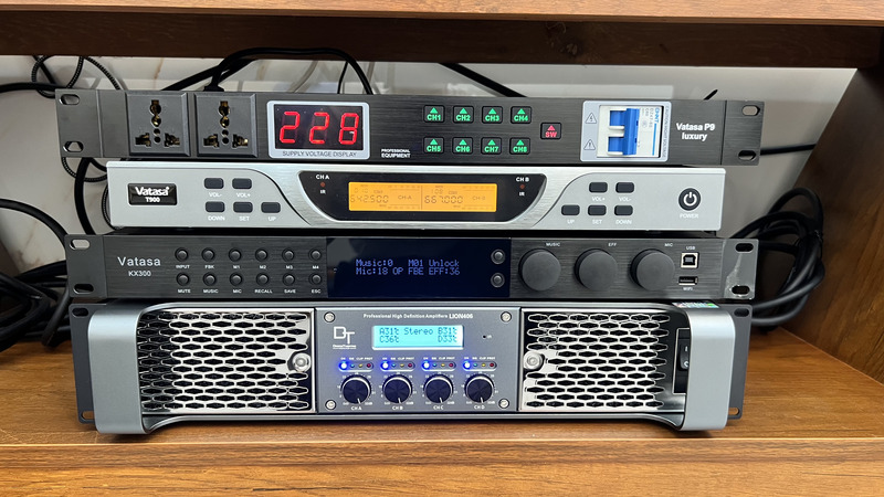 Ảnh sản phẩm Dàn Karaoke DT TT404: (DT Alpha 12, Vatasa T900 New, Vatasa KX300, DT Lion406, DT Delta115, Vatasa P9 Luxury) 6
