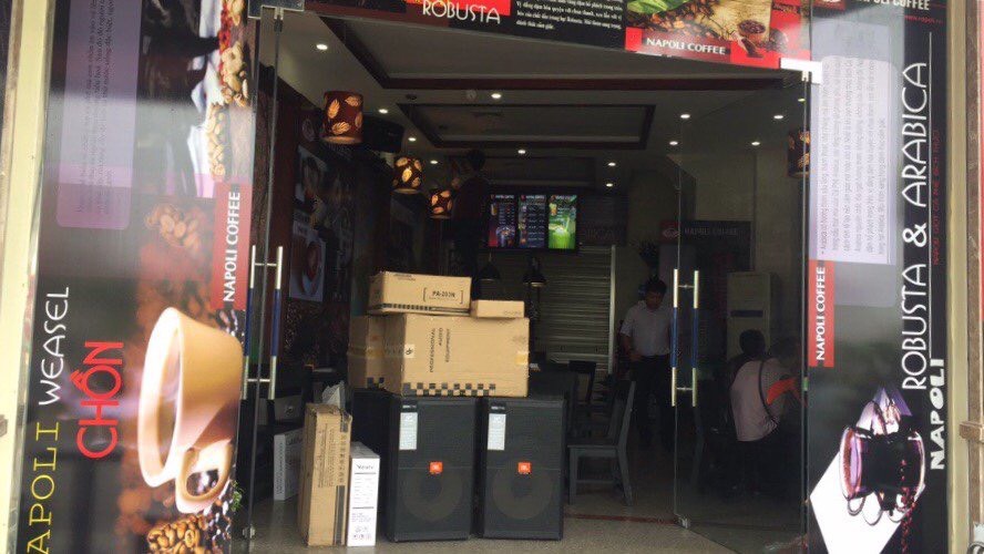 Hình ảnh công trình Lắp hệ thống âm thanh tại quán cafe Napoli Hà Đông Hà Nội 4