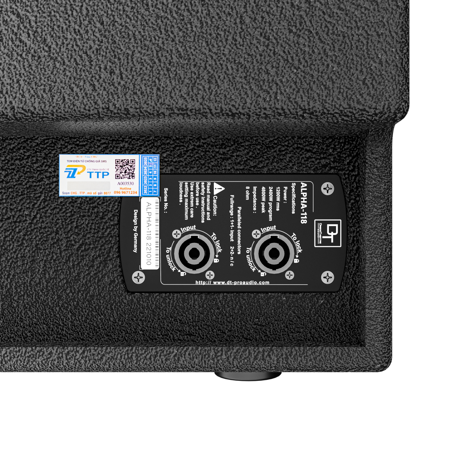 Ảnh sản phẩm Loa Sub DT Alpha118 bass 50cm 11