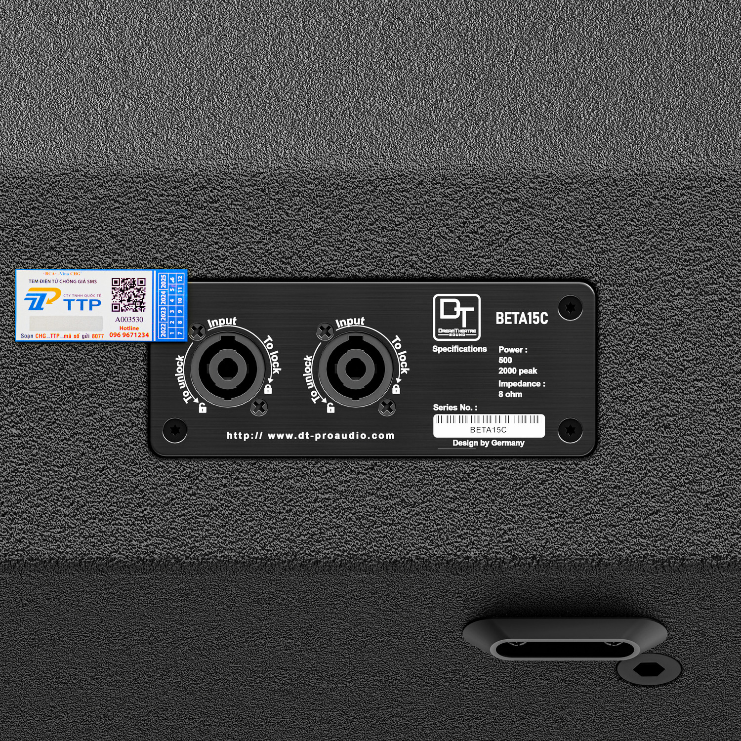 Loa DT Beta15C jack cắm tem TTP
