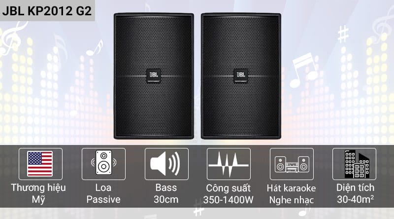 Ảnh nổi bật của sản phẩm Loa JBL KP2012 G2 (Hàng Thanh lý đẹp 99%, nguyên zin) 2
