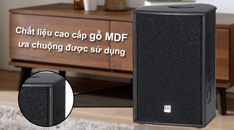 Loa karaoke HK PRO 15 | Chất liệu gỗ cao cấp