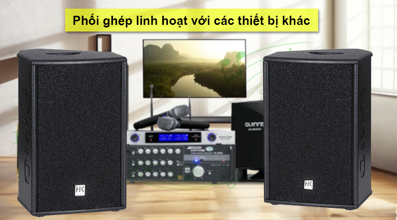 Loa karaoke HK PRO 15 | Phói ghép linh hoạt