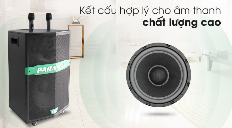 Loa kéo Paramax Go 300S tính năng 2