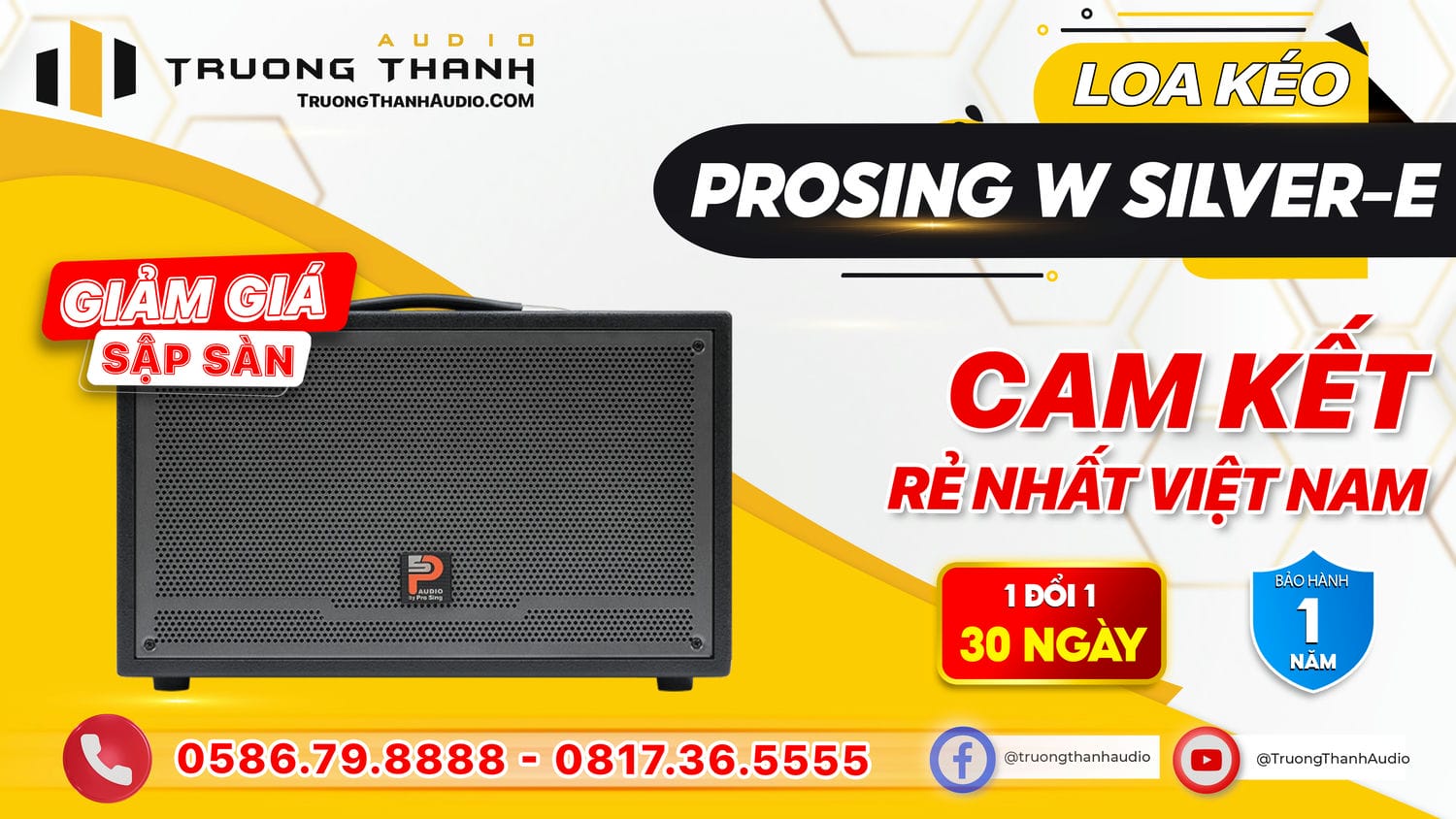 Ảnh nổi bật của sản phẩm Loa kéo Prosing W Silver-E 3