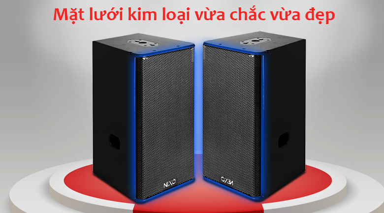 Loa Nexo S1210 | mặt kim loại chắc chắn