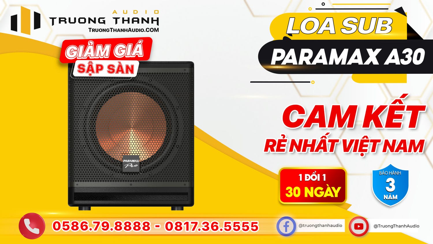 Ảnh nổi bật của sản phẩm Loa Sub Paramax Pro A30 6