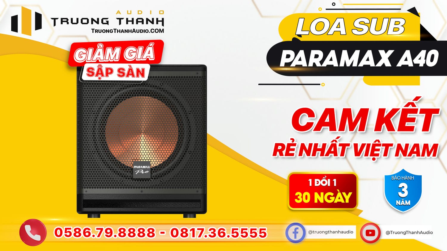 Ảnh nổi bật của sản phẩm Loa Sub Paramax PRO A40 9