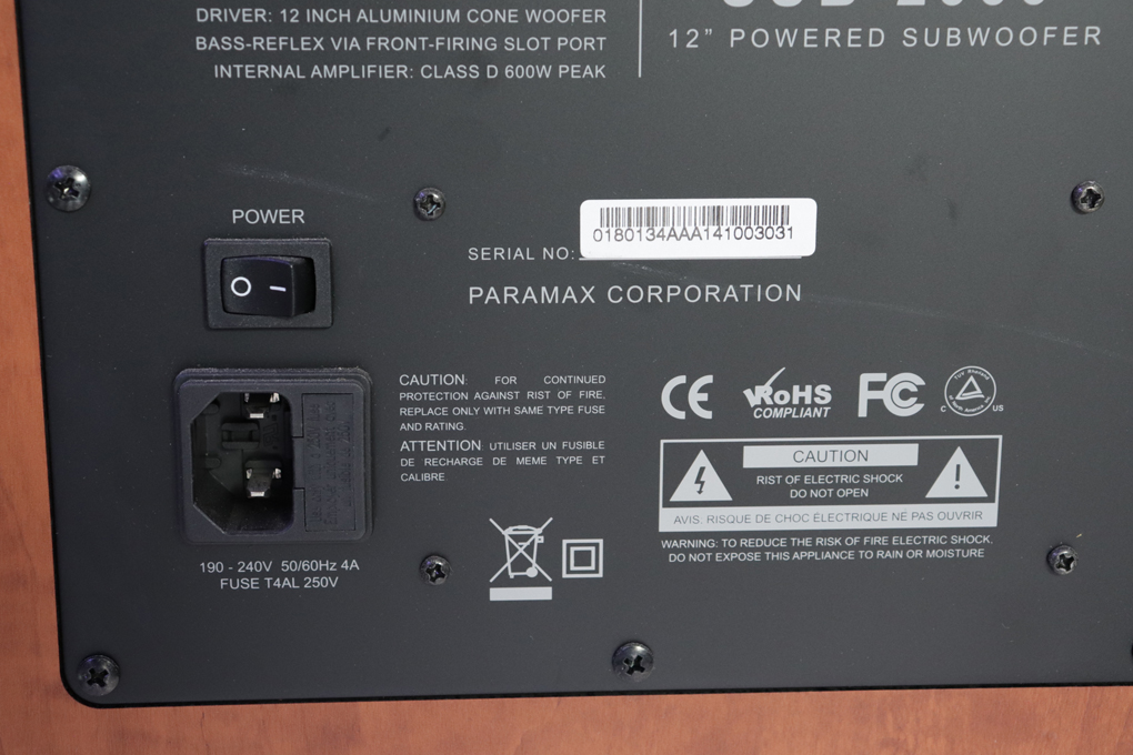 Loa Sub Paramax 2000