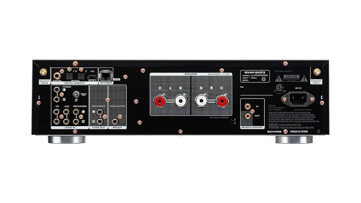 Mặt sau của AMPLY MARANTZ PM7000N