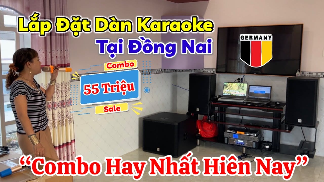 Lắp dàn karaoke loa Đức DT làm mưa làm gió trên thị trường chỉ 55 triệu về Đồng Nai cho anh Hùng - Trường Thành Audio