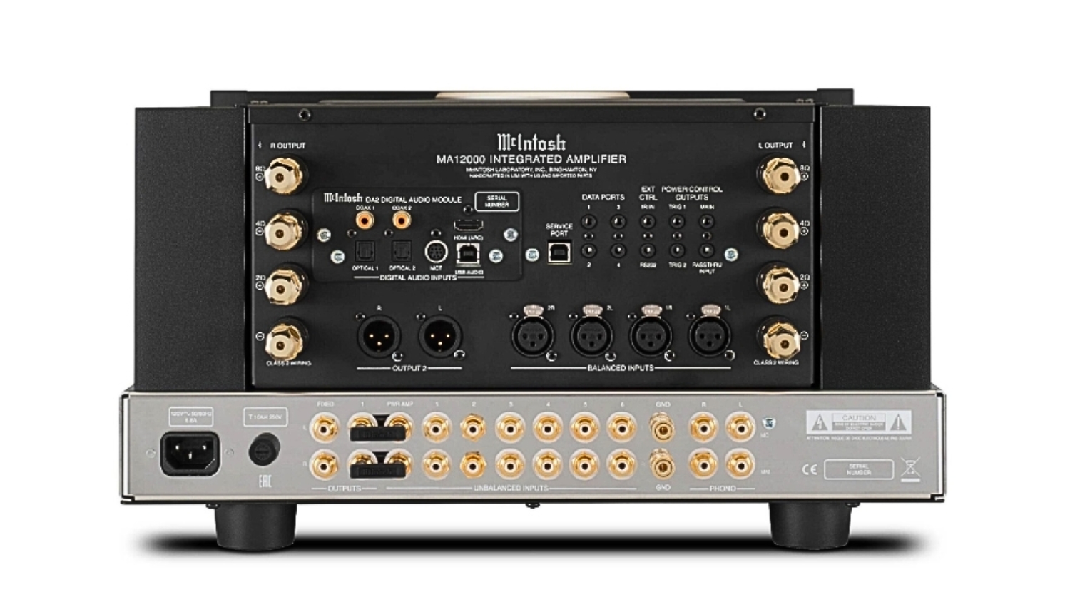 Mặt sau của Amply McIntosh MA12000