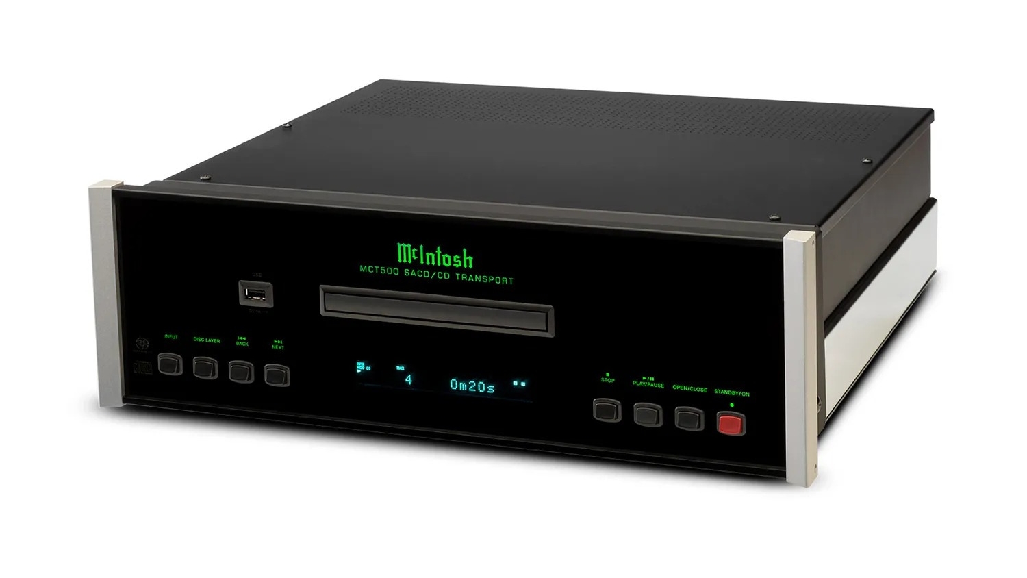 Mặt bên của Đầu SACD/CD McIntosh MCT500