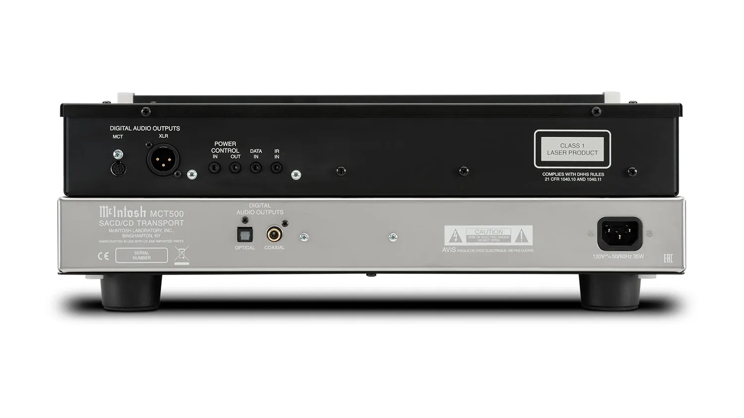 Mặt sau của Đầu SACD/CD McIntosh MCT500