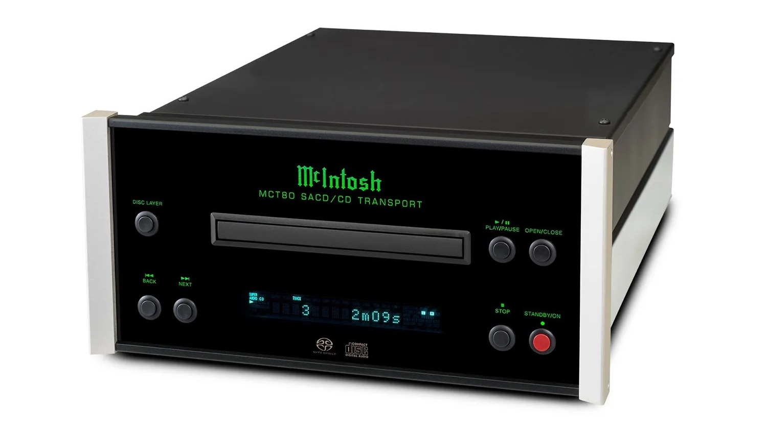 Mặt bên của Đầu SACD/CD McIntosh MCT80