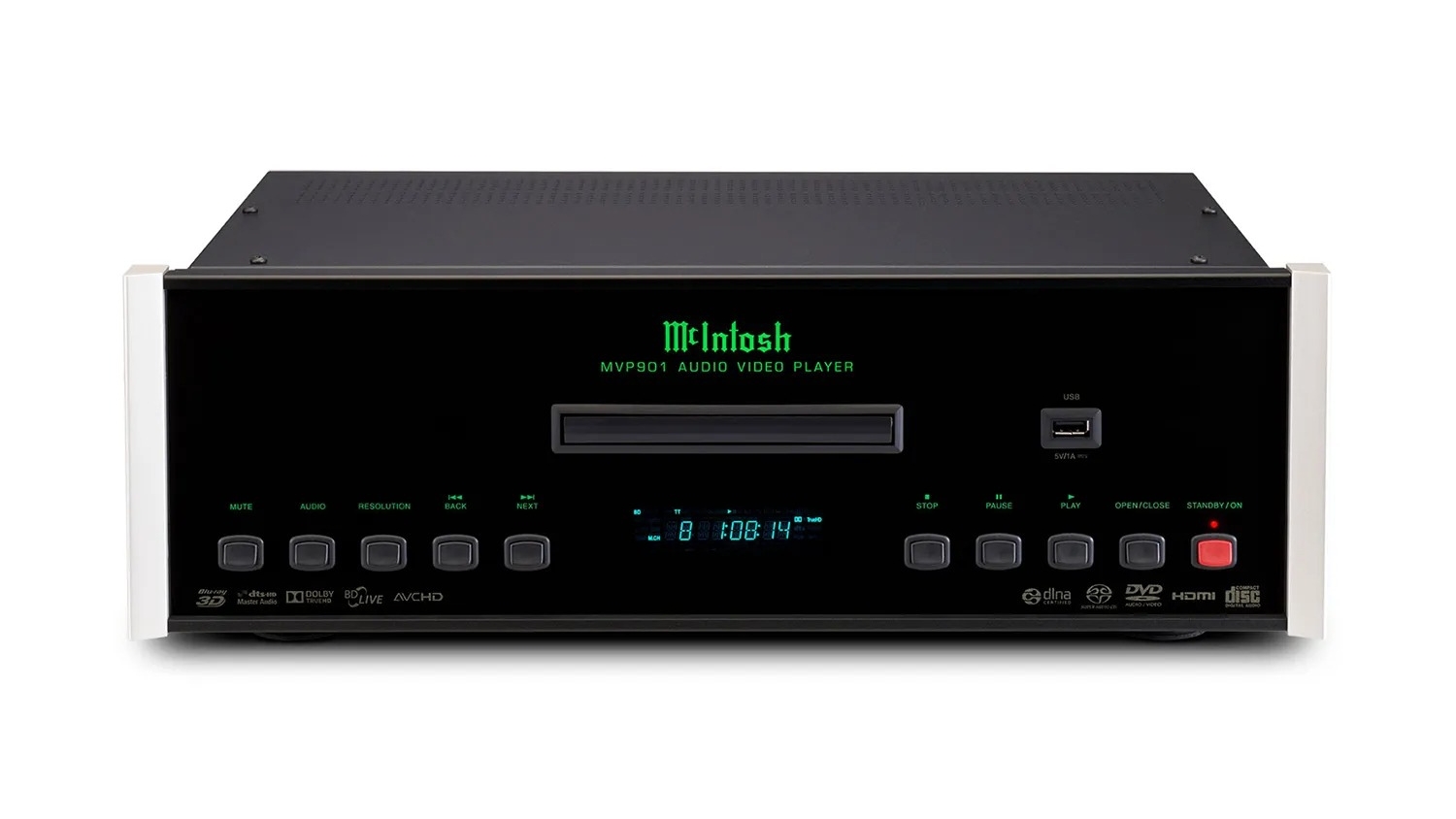 Mặt trước của Đầu Bluray McIntosh MVP901