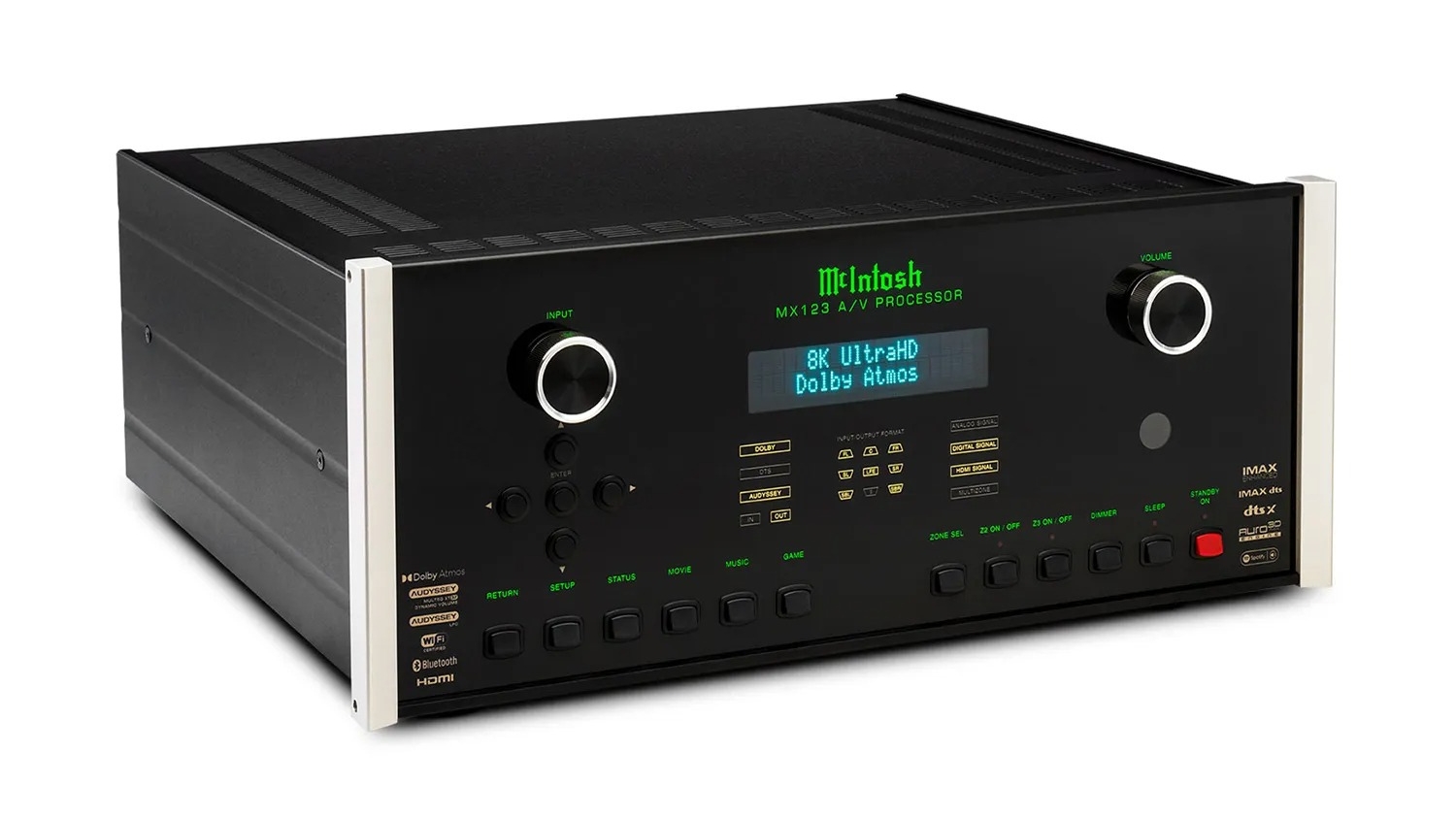 Mặt bên của Đầu AV processor McIntosh MX123