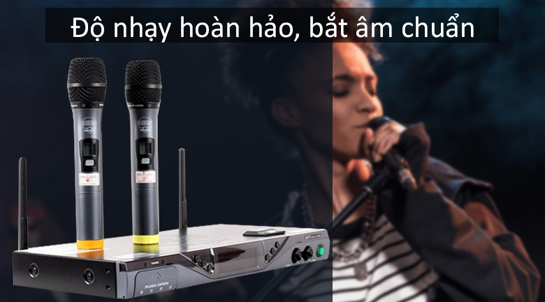 Micro không dây BBS U-4500GS | Độ nhạy hoàn hảo