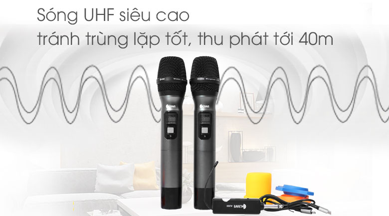 Micro không dây Kiwi A-200 tính năng 3