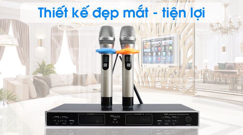 Micro Misound m5+ thiết kế đẹp mắt