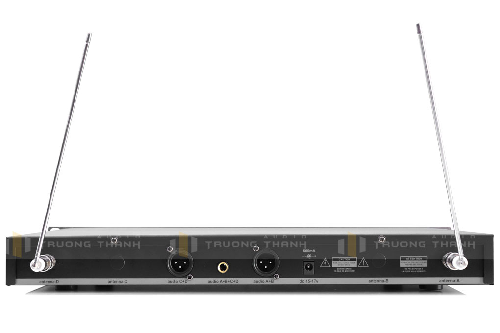 Micro Shure U930  mặt sau