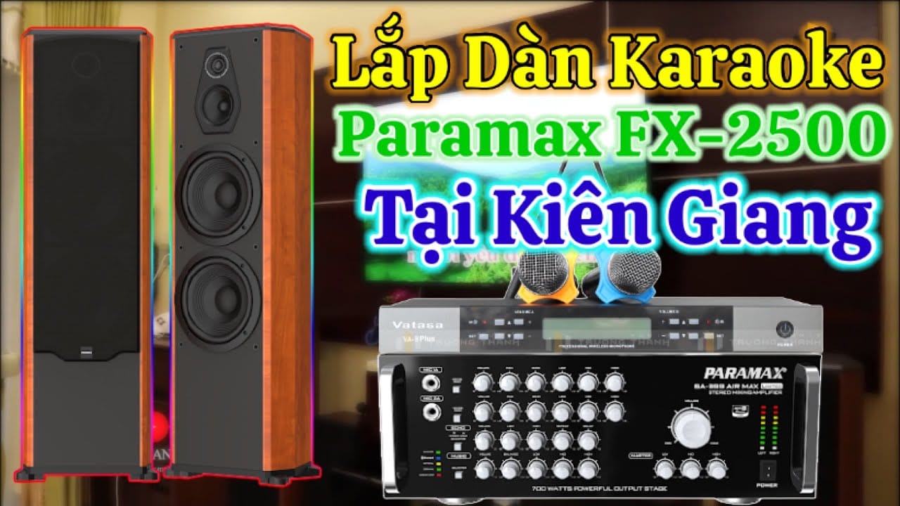 Trường Thành Audio di chuyển 235km để phục vụ khách lắp dàn âm thanh Pro Paramax FX 2500