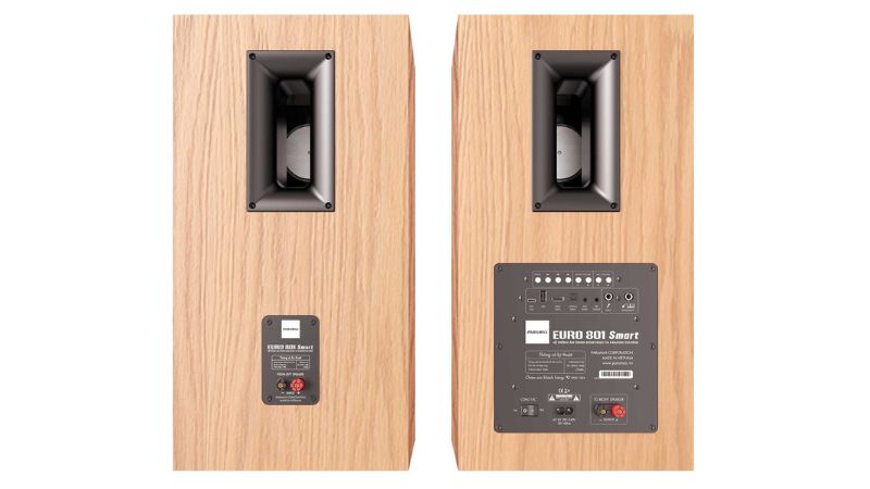 Mặt sau Loa Paramax Euro 801 Smart màu light oat